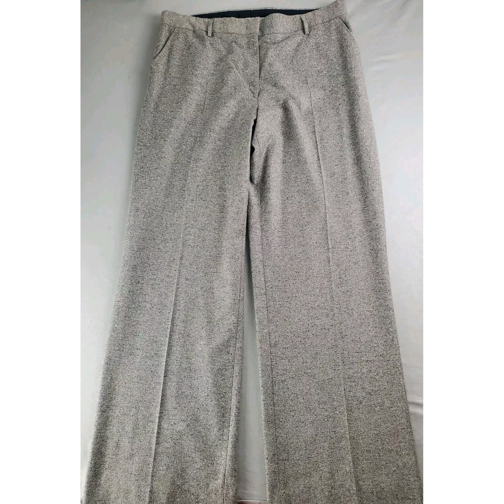 Iris Von Arnim Womens Pants 42 Wool Silk Buckle  Classic Wide Leg